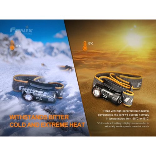 fenix HM50RV2 headlamp cold heat