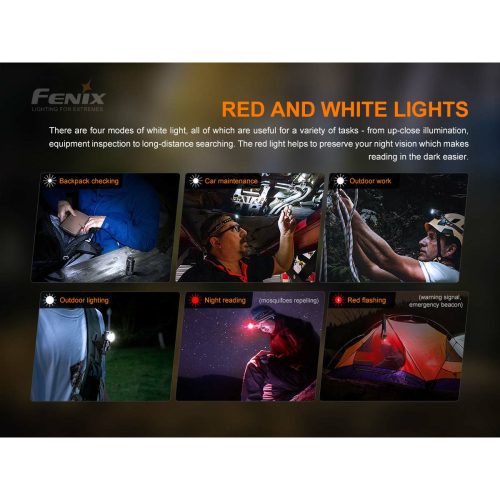 fenix HM50RV2 headlamp red light