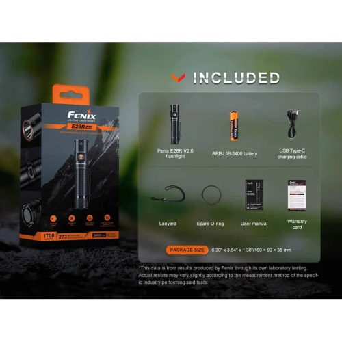 fenix e28r v2 rechargeable flashlight package included 932717 900x 1 5eaf3a08 933e 40dc b07b e0a3373644e0