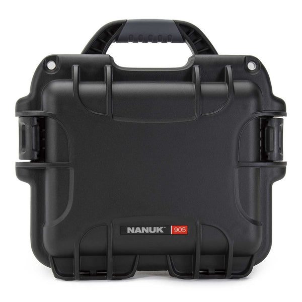 Perfect to organize, protect and carry your bulkier but still compact items, the NANUK 905 waterproof hard case is impenetrable and indestructible with a lightweight, tough resin shell and double side-mounted PowerClaw superior latching system.